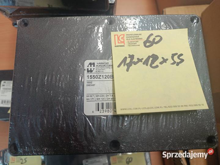 Obudowy HAMMOND czarne rózne Warszawa sprzedam