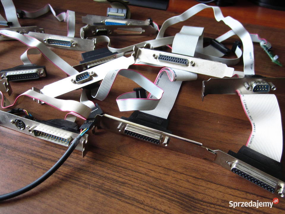Tasiemki RS 232 DB25 DB9 LPT Komputer retro Kielce