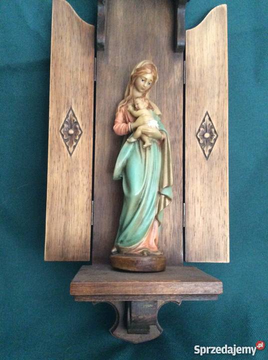stara kapliczka drewniana z madonną Antyki, Sztuka, Kolekcje Wrocław