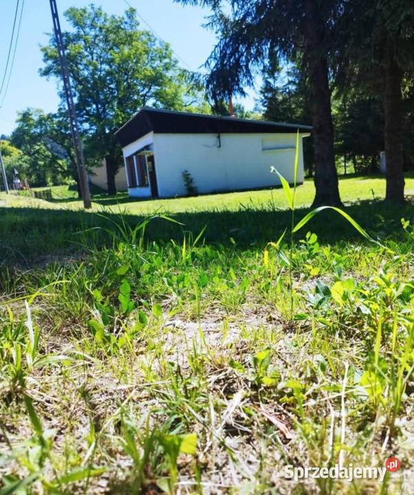 Dom budynek z działką Bieszczady piękna okolica Brelików