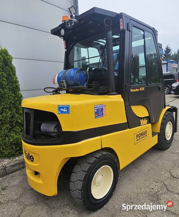 Wózek widłowy YALE GLP45VX6 45T LPG 2020 TRIPLEX Yale wielkopolskie Oborniki sprzedam