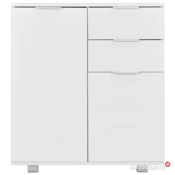 Komoda biała na wysoki połysk 71 x 35 x 80 płyta Warszawa