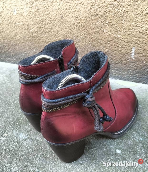 Buty Botki Damskie ocieplane Rieker 40 Wałbrzych sprzedam