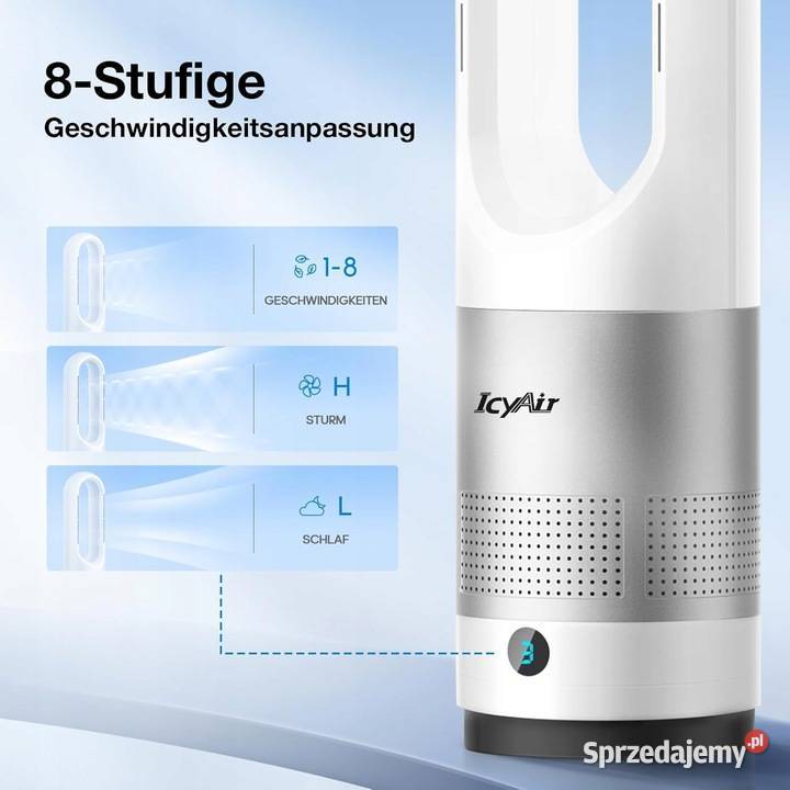 Wentylator bezłopatkowy IcyAir UML018 Jadowniki