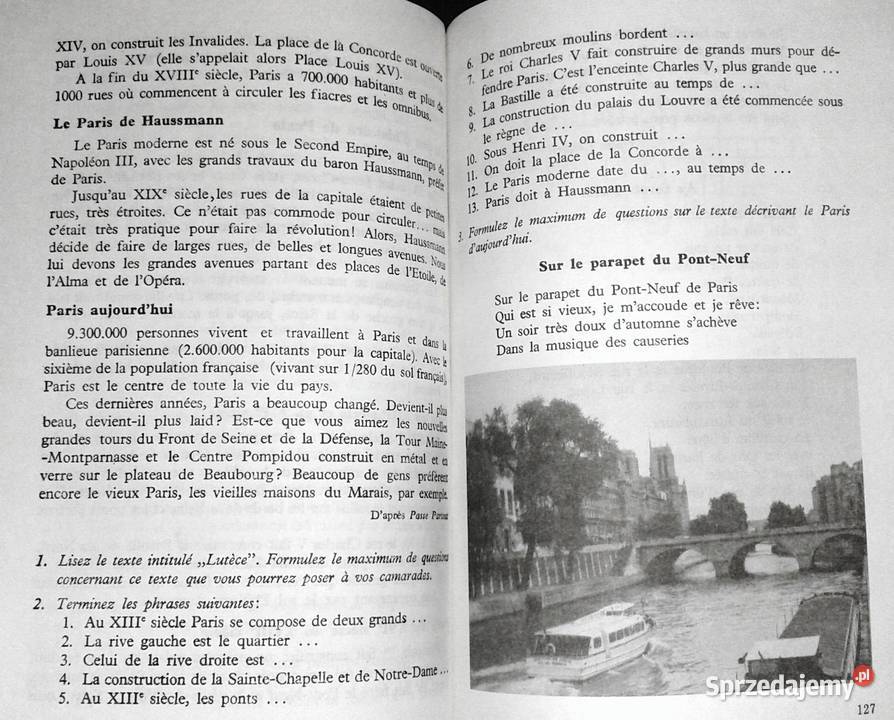 Un mois a Paris kl 3 LO Janina Glanowska Chełm