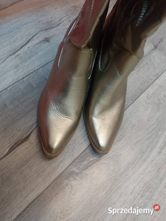 3940 Złote Wyszywane Kozaki kowbojki wieczorowe małopolskie Kraków