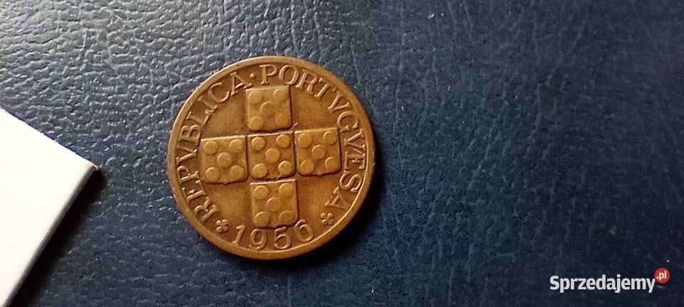 Stare monety 20 cent 1956 Portugalia Lesko