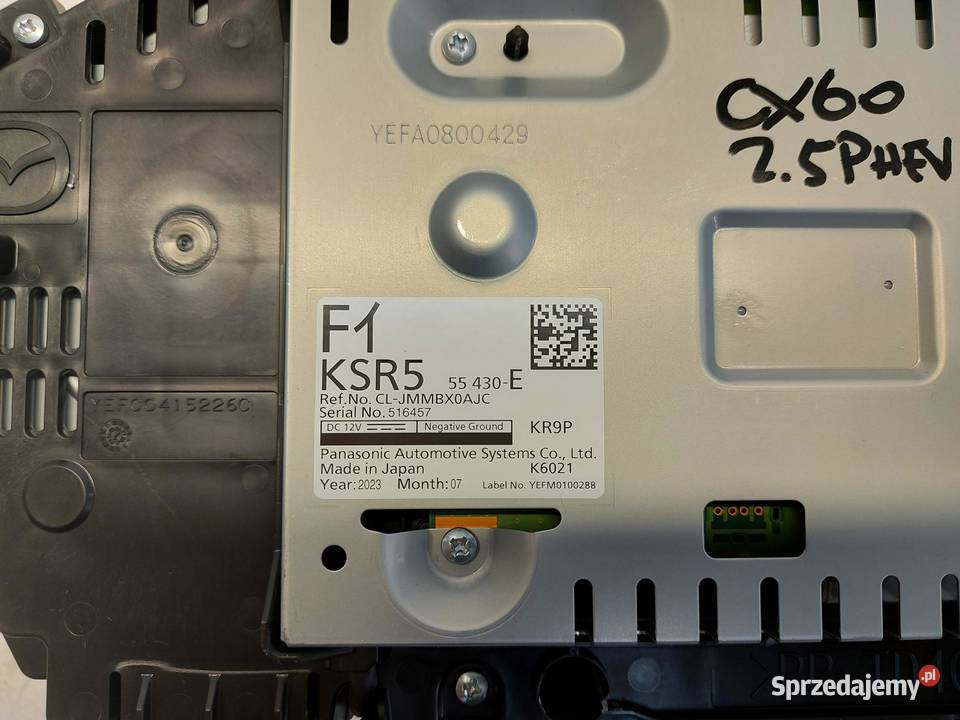 Mazda CX60 2023r licznik wirtualny zegary sprzedam