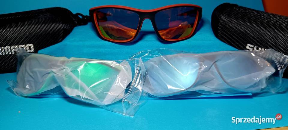 Okulary słoneczne Shimano etui kujawsko-pomorskie Toruń sprzedam