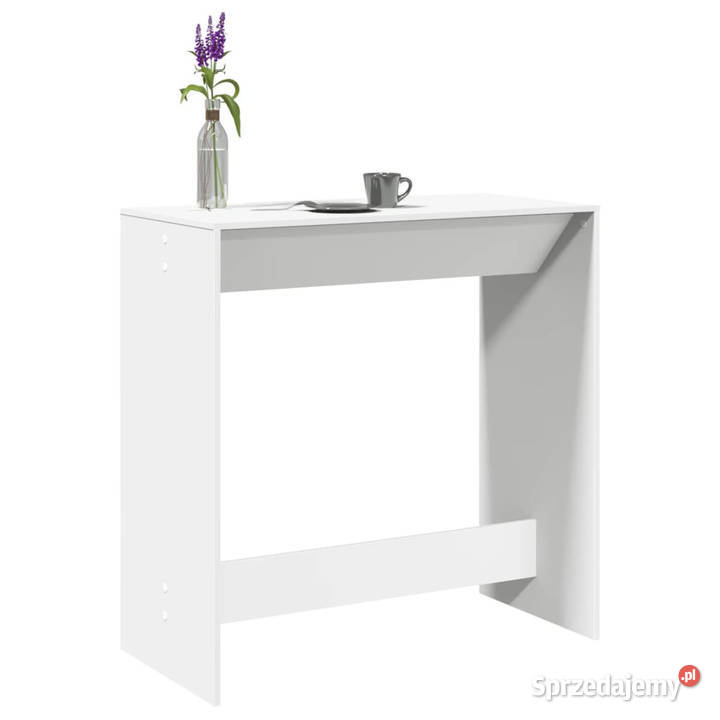 Stolik barowy biały 102x50x1035 materiał mazowieckie Warszawa
