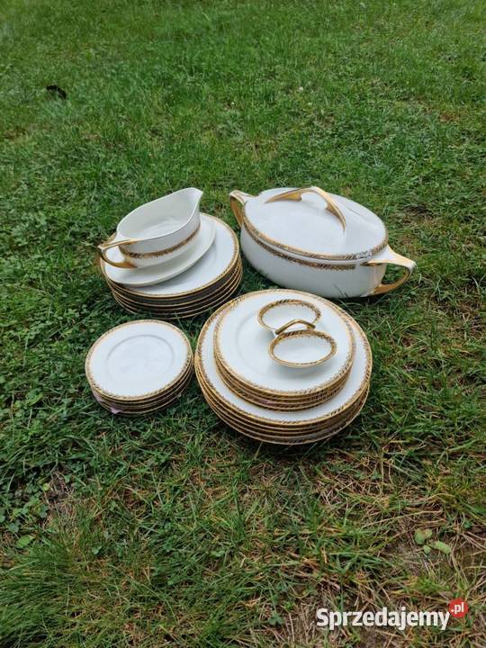 Porcelana przedwojenna Gieschein 90 Bogucice biały Jaworzno sprzedam