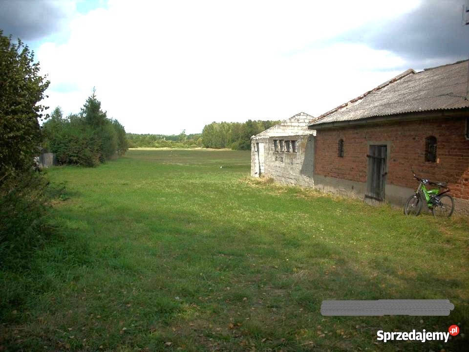 Sprzedam działkę siedliskową z zabudowaniami lubelskie Romanów