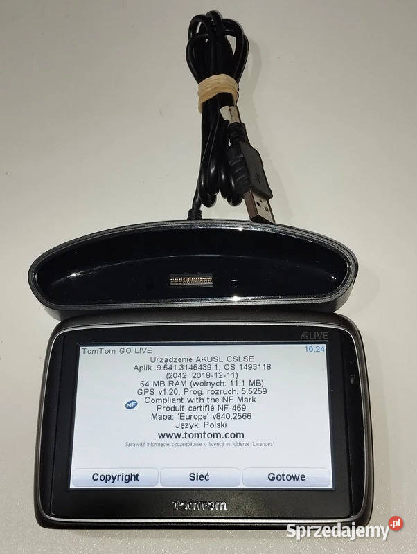 Nawigacja Tomtom GO LIVE Witnica