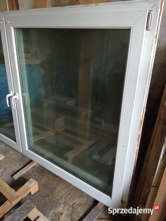 Okna dwuskrzydłowe uchylne firmy Pamax 2 242 x Kluczbork sprzedam