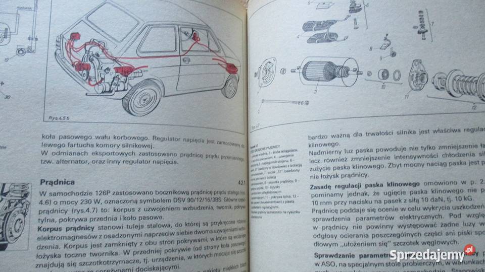 Polski Fiat 126 p budowa eksploatacja naprawa Łódź
