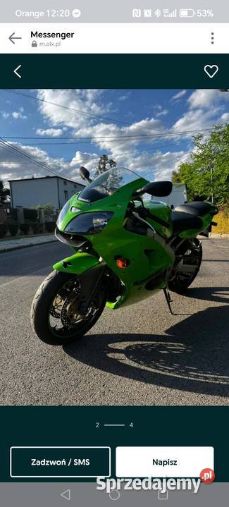 Kawasaki zamiana na samochod małopolskie Przeciszów sprzedam