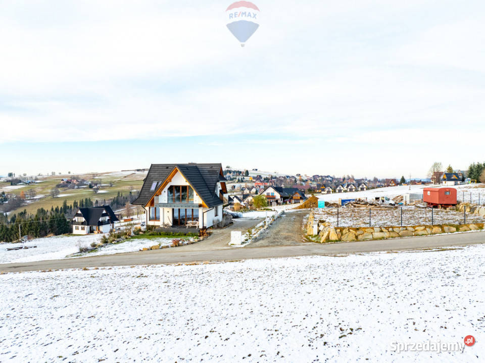 Widokowa działka budowlana w Czerwiennem 2 Ząb Czerwienne sprzedam