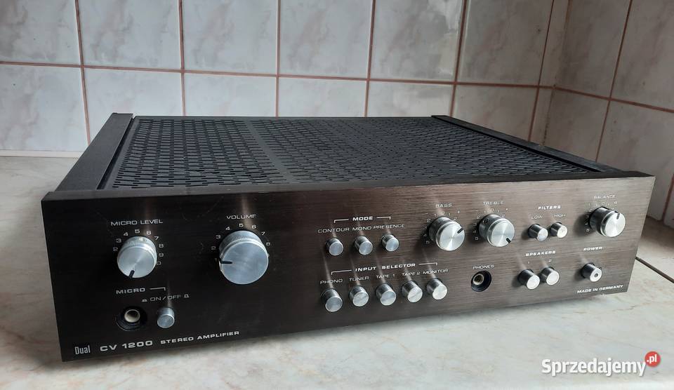 Wzmacniacz Dual CV 1200 1980r Rzadka Wersja Wzmacniacze i pokrewne Piasek