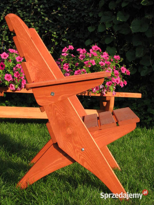 Krzesło ogrodowe drewniane składane typ S