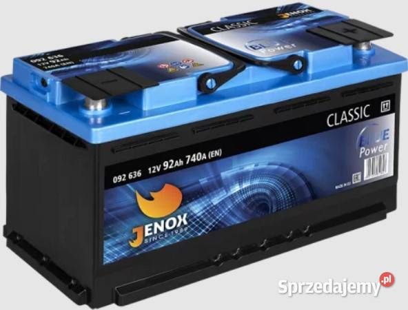 Akumulator Jenox Classic 92Ah 740A R092636AB osobowe dolnośląskie Wrocław