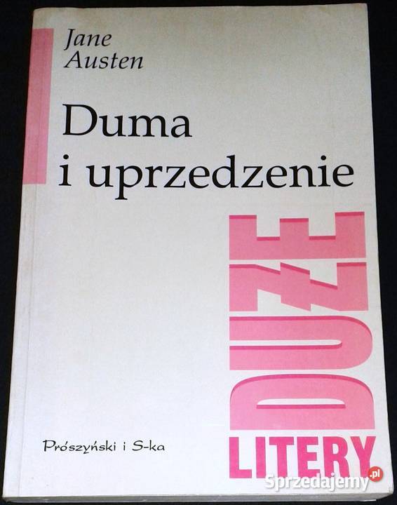 Duma i uprzedzenie Jane Austen miękka Pozostałe Chełm sprzedam