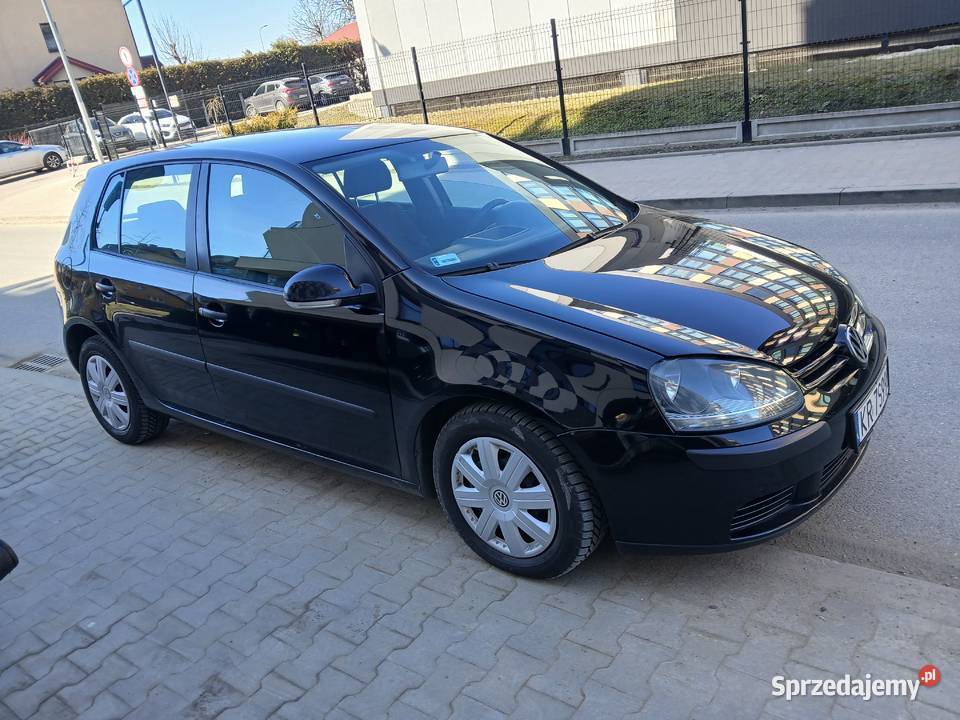 Volksawagen Golf V19 TDI Rok produkcji 2004 Motoryzacja małopolskie Kraków