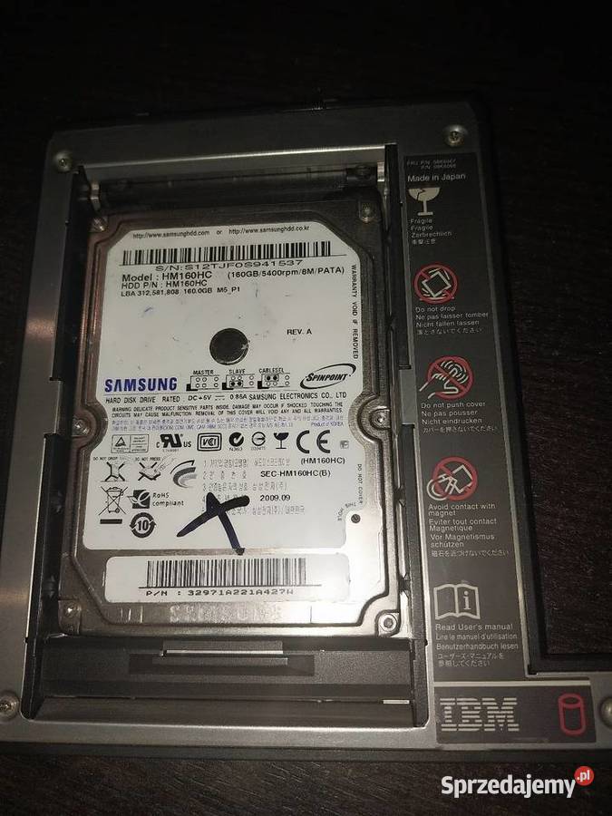 Obudowa na drugi dysk w miejsce napędu cd Grodzisk