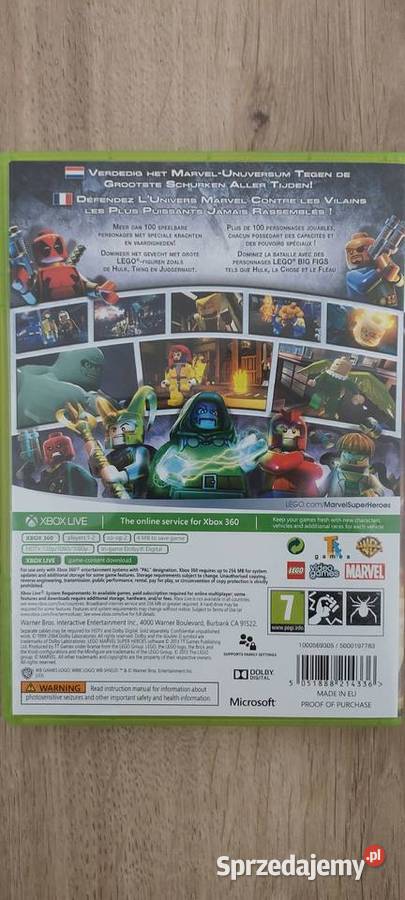 Gra dzieci Lego Marvel Super Heroes Łęczna sprzedam
