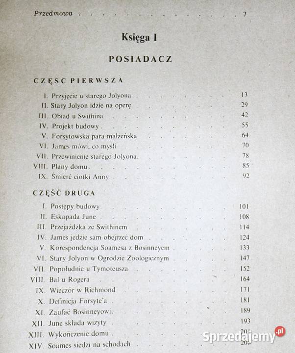 Saga rodu Forsyteów Tom 12 3 John Galsworthy Rok wydania 1987 Chełm