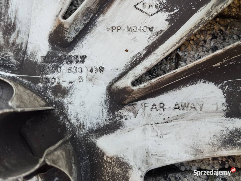 Kołpak Renault 15 8200833418 Far away Clio śląskie Kamieniec sprzedam