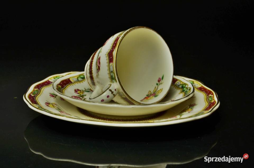 Zestaw kawowy Grindley Marlborough Royal Petal sprzedam