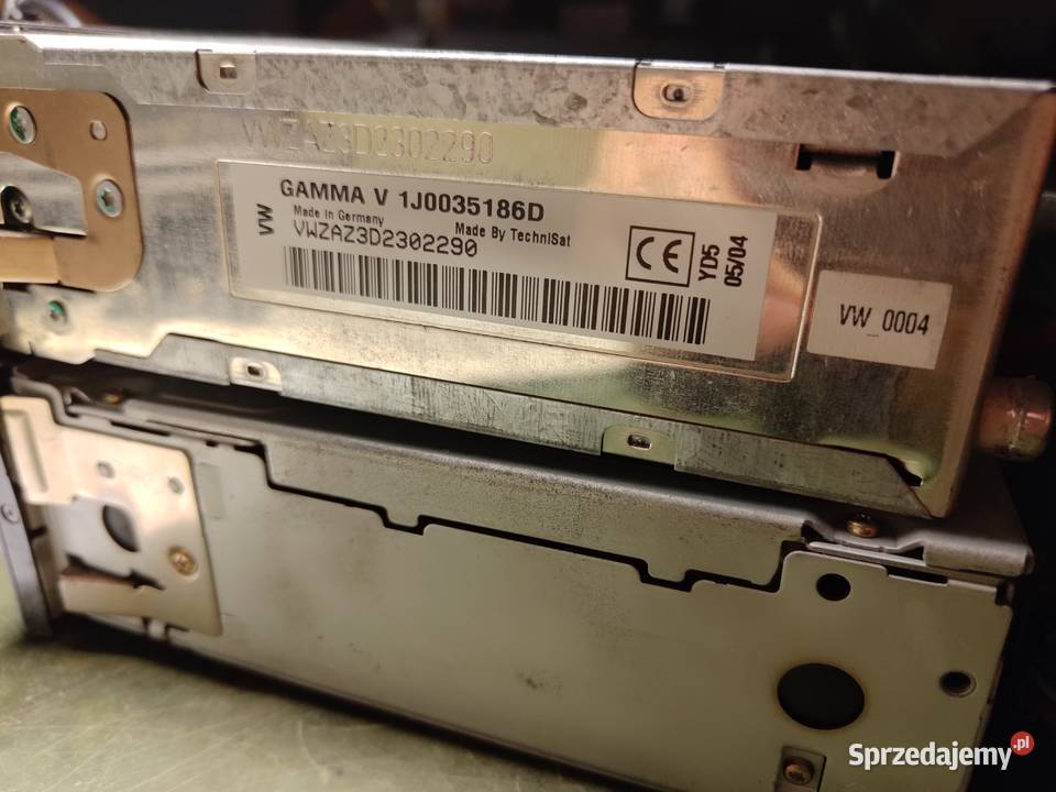 Radio VW Gamma V Technisat zmieniarka VW 6 CD Bakałarzewo