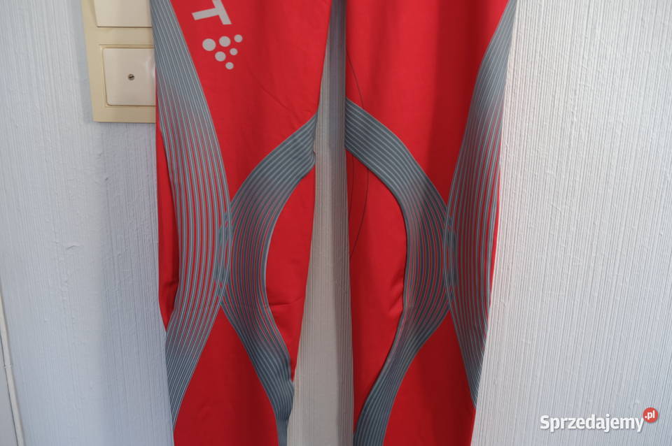 czerwone spodnie męskie CRAFT z Norwegii S 36 Toruń