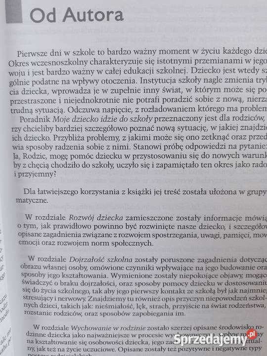 Moje dziecko idzie do szkoły poradnik rodziców Warszawa