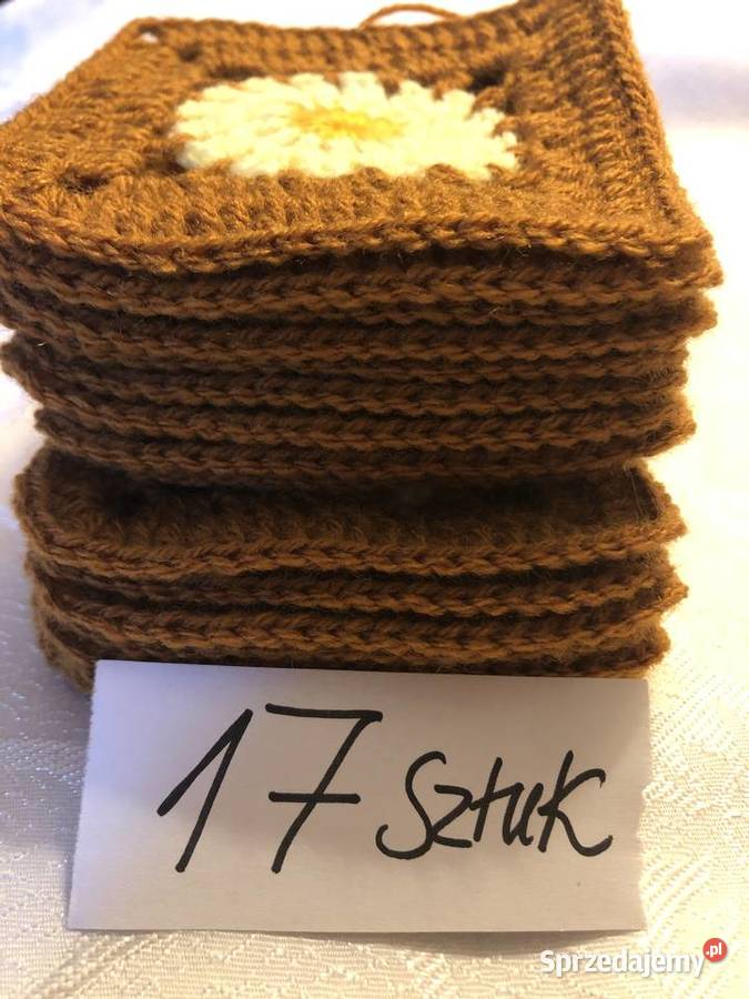 kwadrat Babuni sweter pled poduszka 9501050 Zegrze