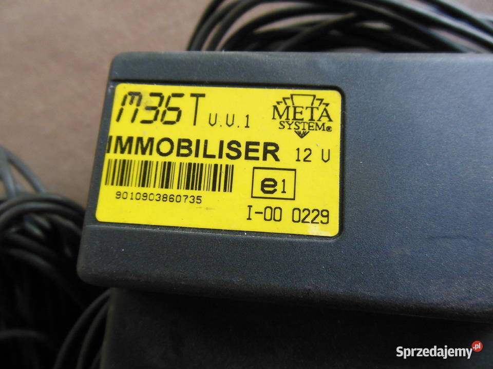 IMMOBILAJZER META M36T META SYSTEM osobowe śląskie