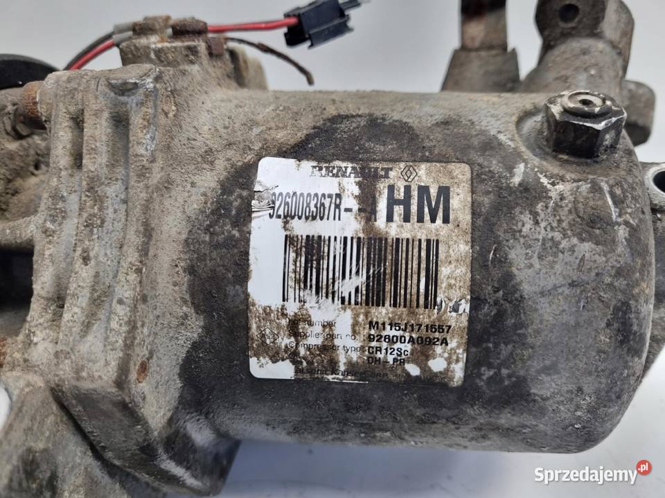 SPRĘŻARKA KLIMATYZACJI Dacia Lodgy 12 TCe pompa Chełm