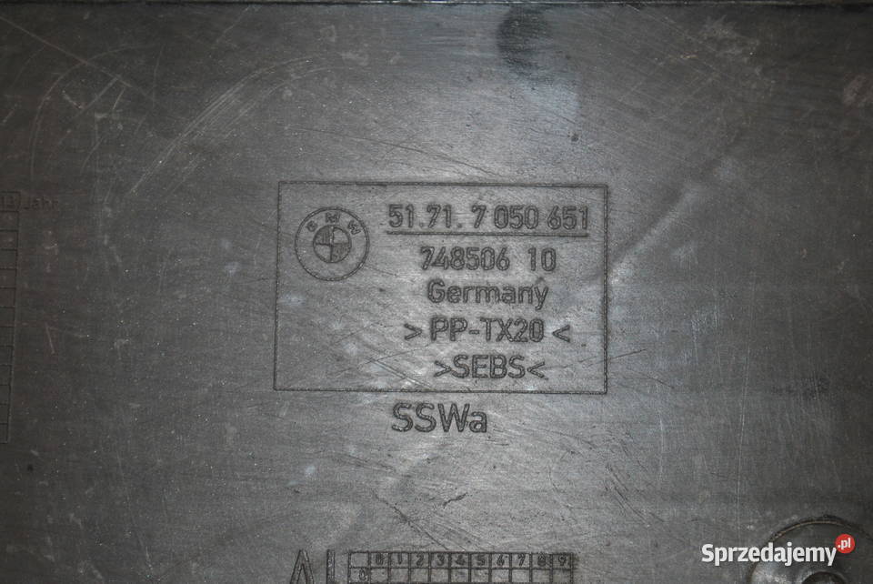 Wlot powietrza kanał główny powietrza BMW E60 osobowe Pasy przednie i tylne sprzedam