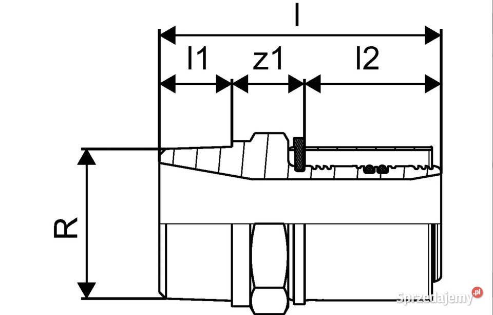 Adapter SPress 50R2MT firmy Uponor Pozostałe Tychy