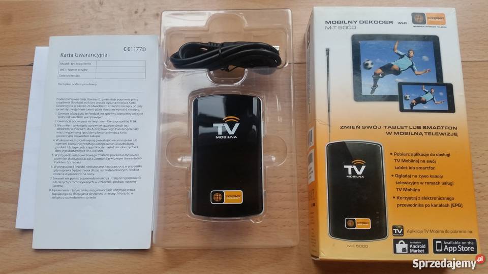 Mobilny dekoder DVBT tuner MT 5000 android Warszawa