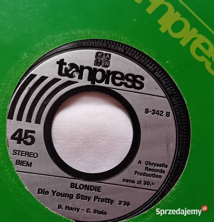 SP Blondie Atomic Die Young Stay Pretty Tonpress Kultura i Rozrywka Koźminek sprzedam