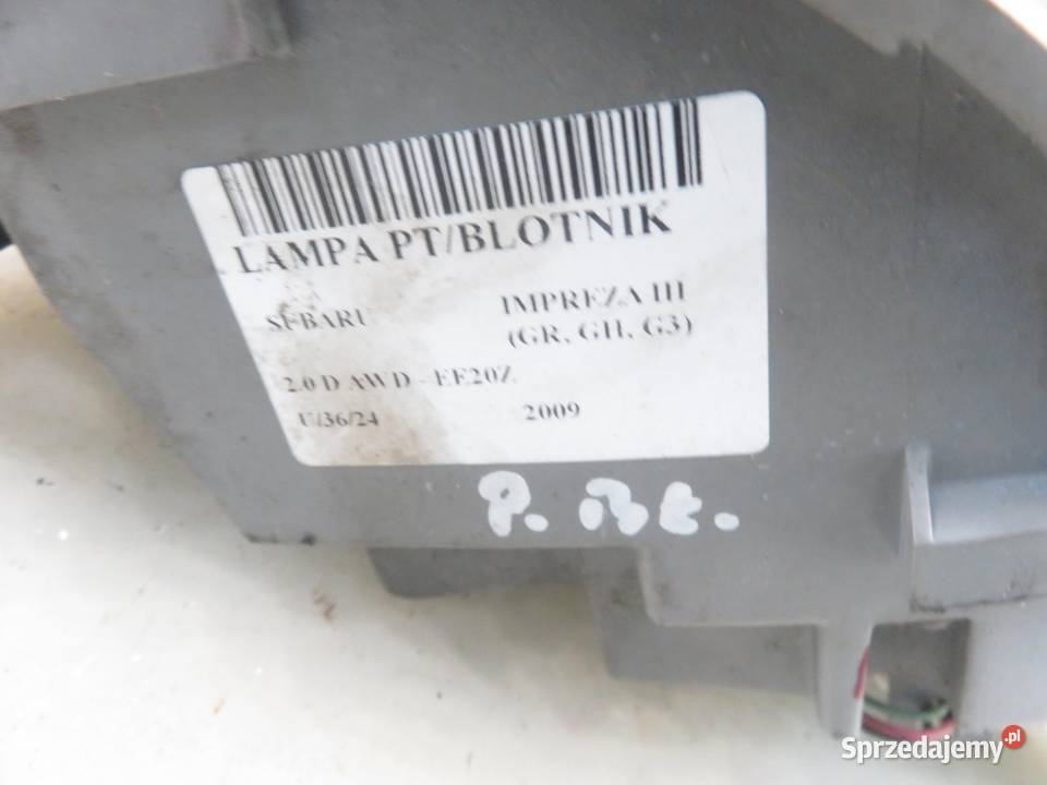 LAMPA PRAWA TYLNA SUBARU IMPREZA III 22020024