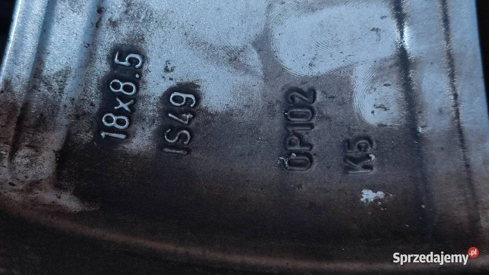 18 5x115 85J ET 49 OPEL komplet felg