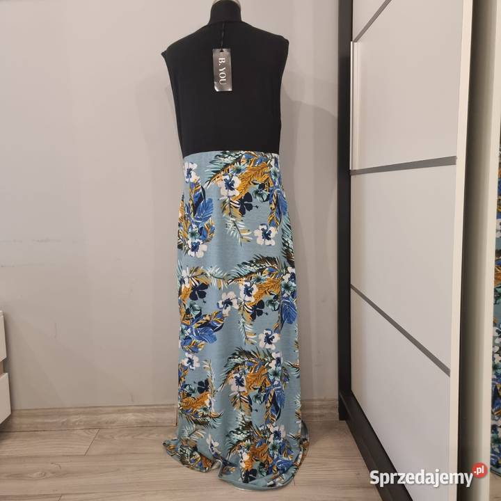Maxi letnia sukienka BYou XL małopolskie Kraków sprzedam