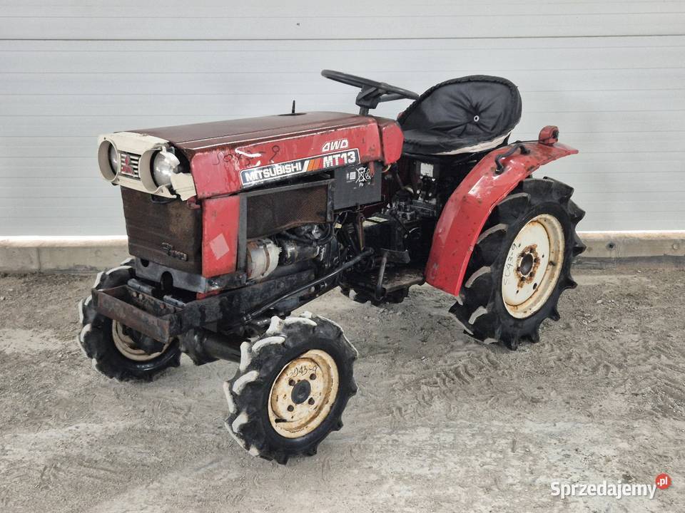 Traktorek traktor MITSUBISHI MT13D 13 44 Napęd 4x4 Małuszyn