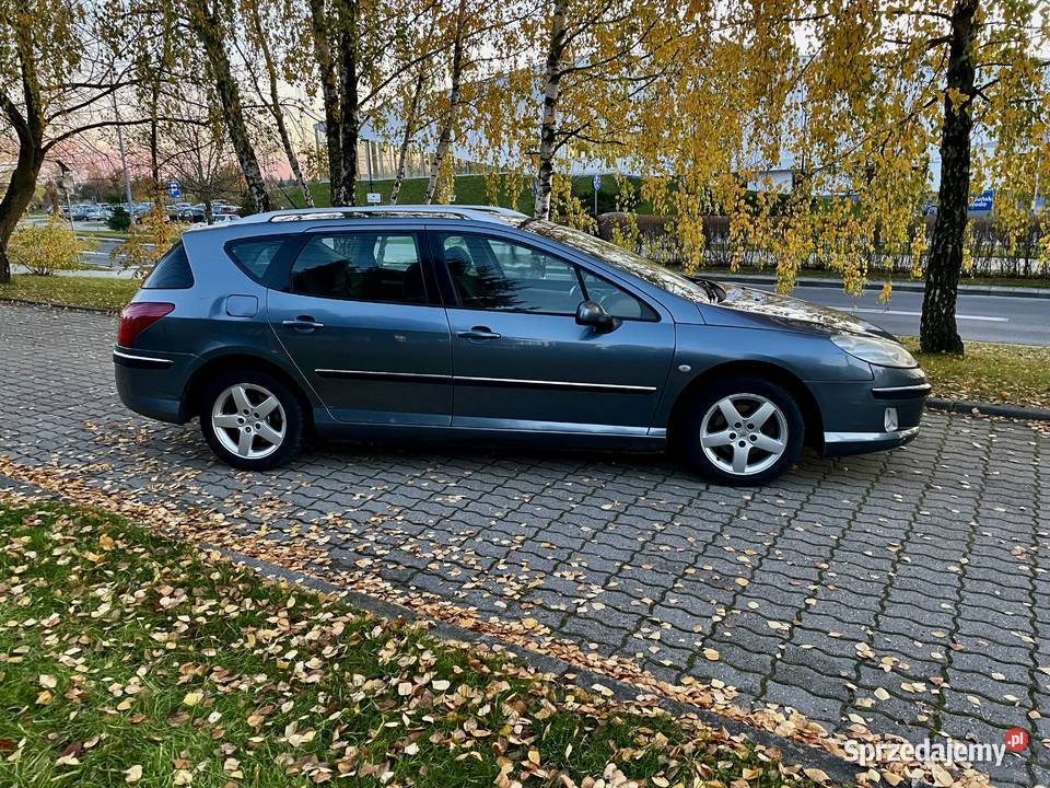 ŚlicznyPeugot407Sw2006r20HDIDieselPanoramaDłOpłtM nieuszkodzony sprzedam