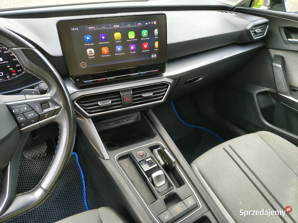 Seat Leon Sportstourer Automat 2021r Zadbany 20 komputer pokładowy Besko