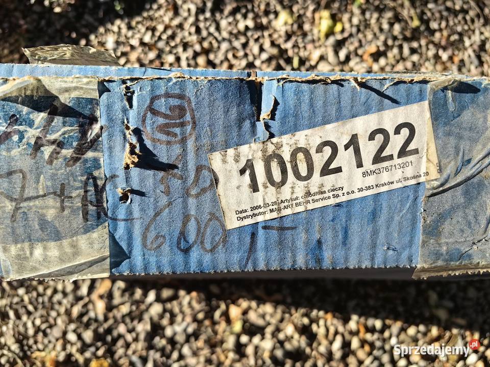 Chłodnica wody BMW E34 535i m30b35 Gorzów Wielkopolski
