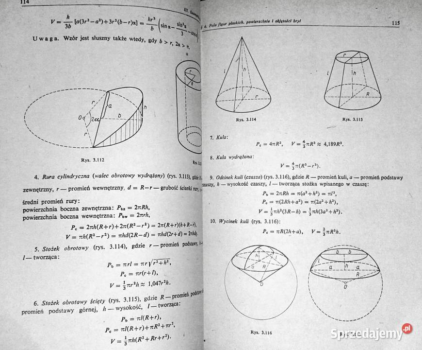 Poradnik matematyczny Cz 1 I Dziubiński T