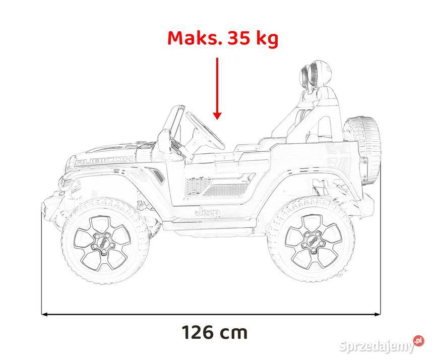 Samochód na akumulator Jeep Wrangler Rubicon Kraków